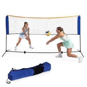 Universalus tinklas reguliuojamas badmintonui, tinkliniui, tenisui 305x140 cm 3-in-1